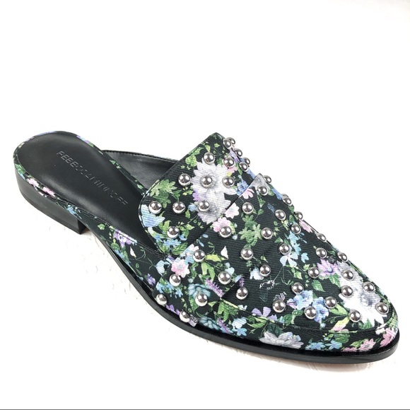 Rebecca Minkoff Shoes - REBECCA MINKOFF Milena Mules 7 Black Flow floral